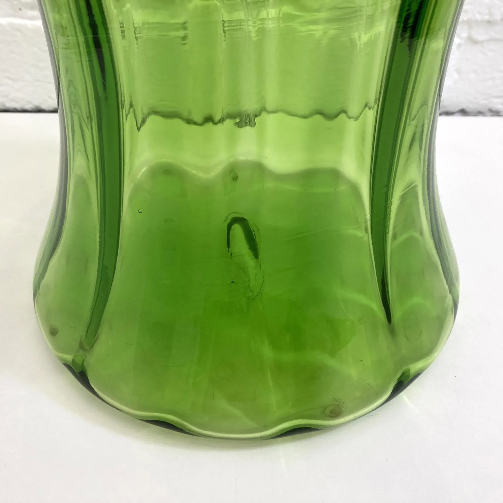Vintage Brilliant Green Decanter, Design by Joel Philip Myers, Design #6934 - 7