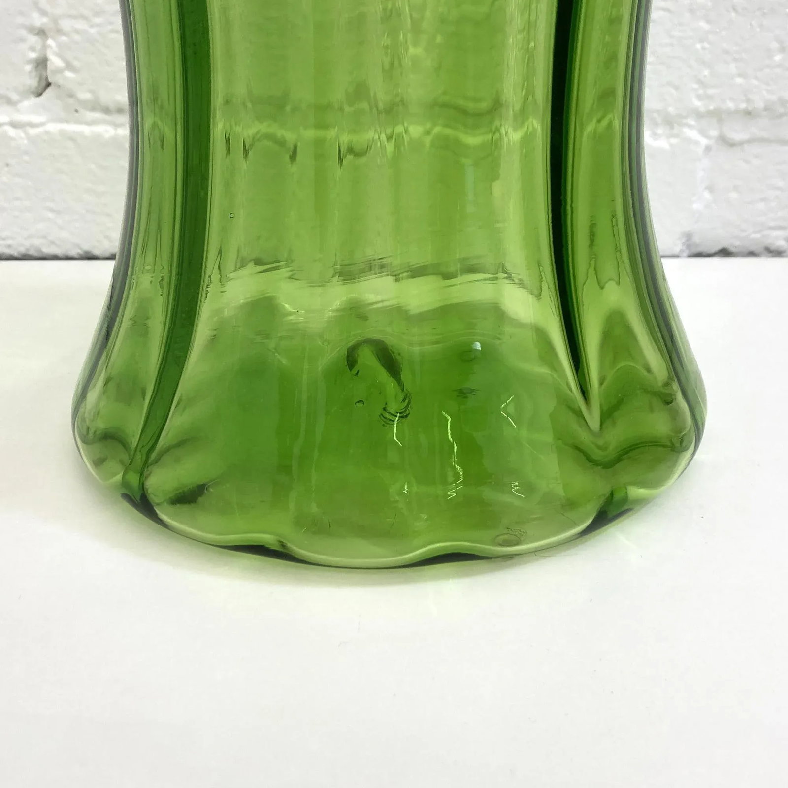 Vintage Brilliant Green Decanter, Design by Joel Philip Myers, Design #6934 - 8