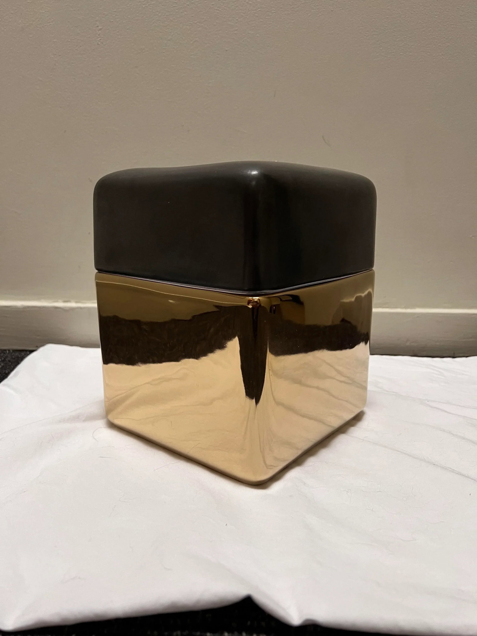 Arteriors Porcelain Cubist Decorative Box - 3