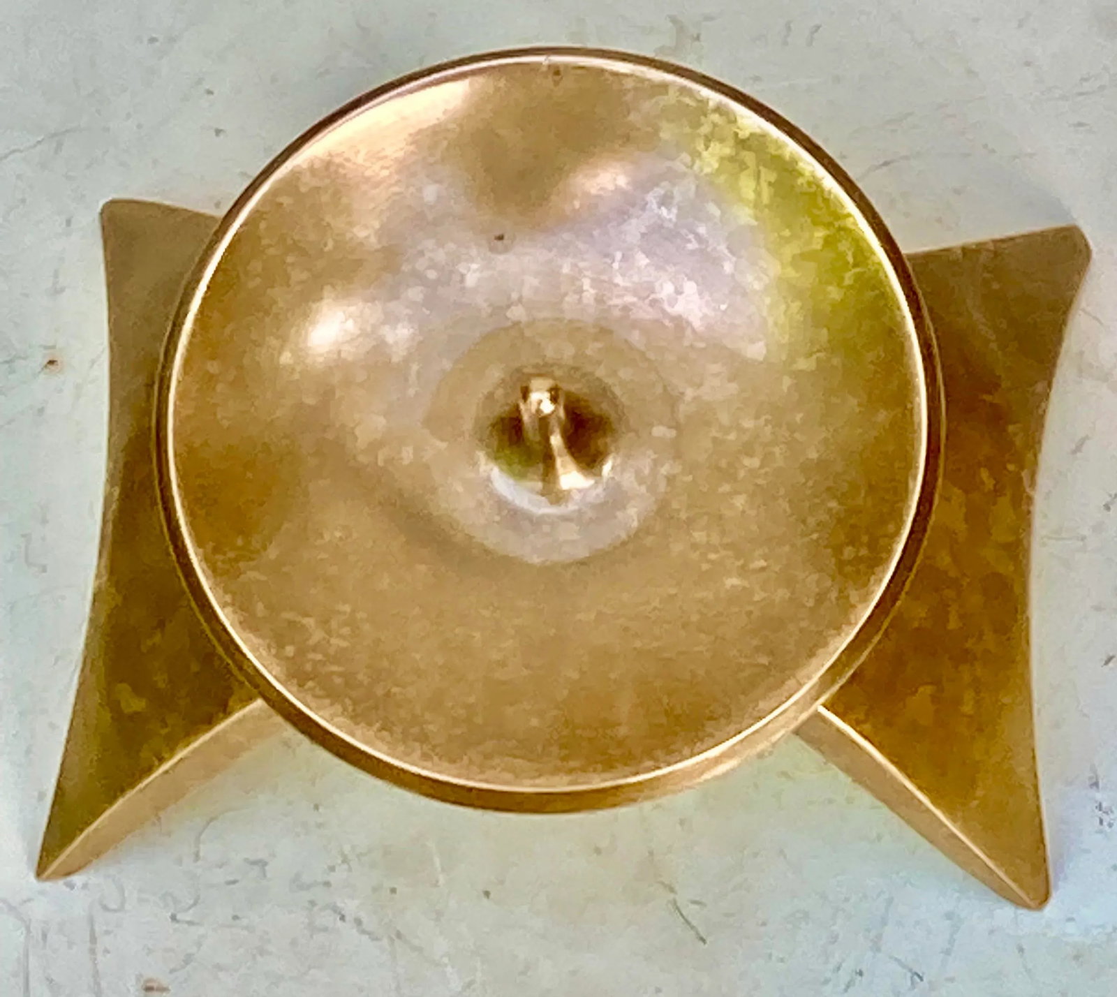 1960s Ekberg Malm Brass Candle Holder - 9