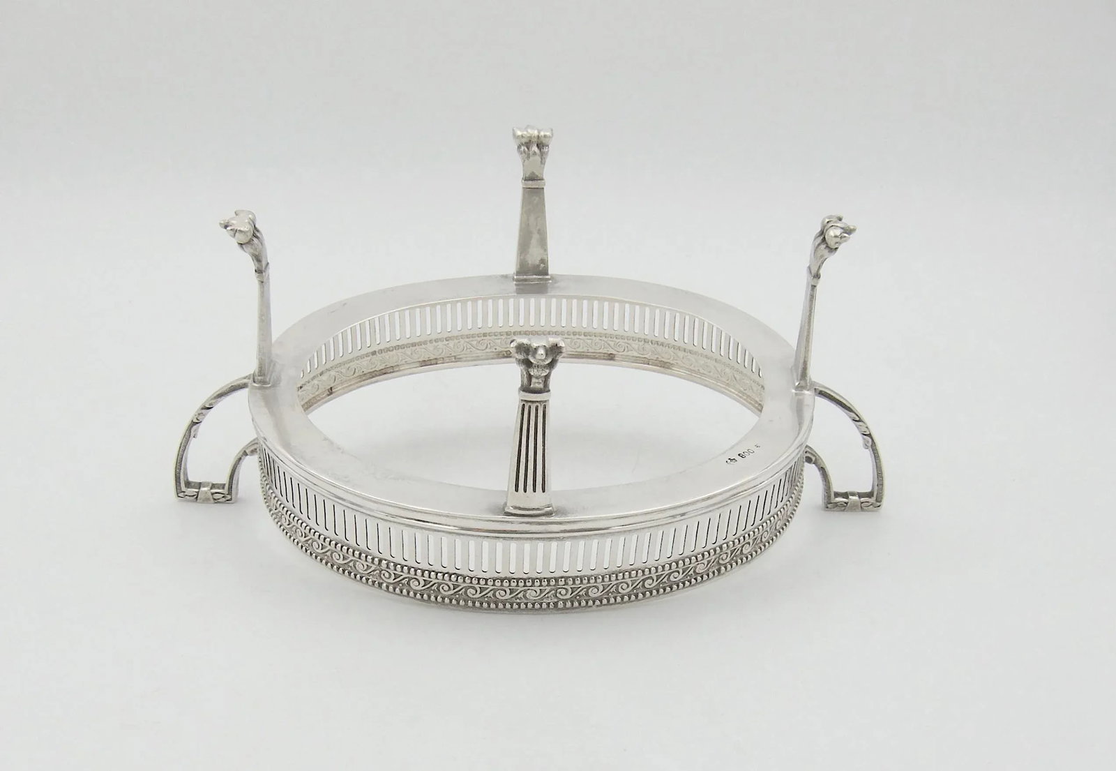Antique Silver Footed Sweetmeat Dish by Hugo Bohm of Germany - 10