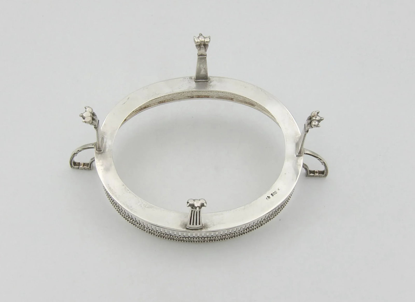 Antique Silver Footed Sweetmeat Dish by Hugo Bohm of Germany - 11