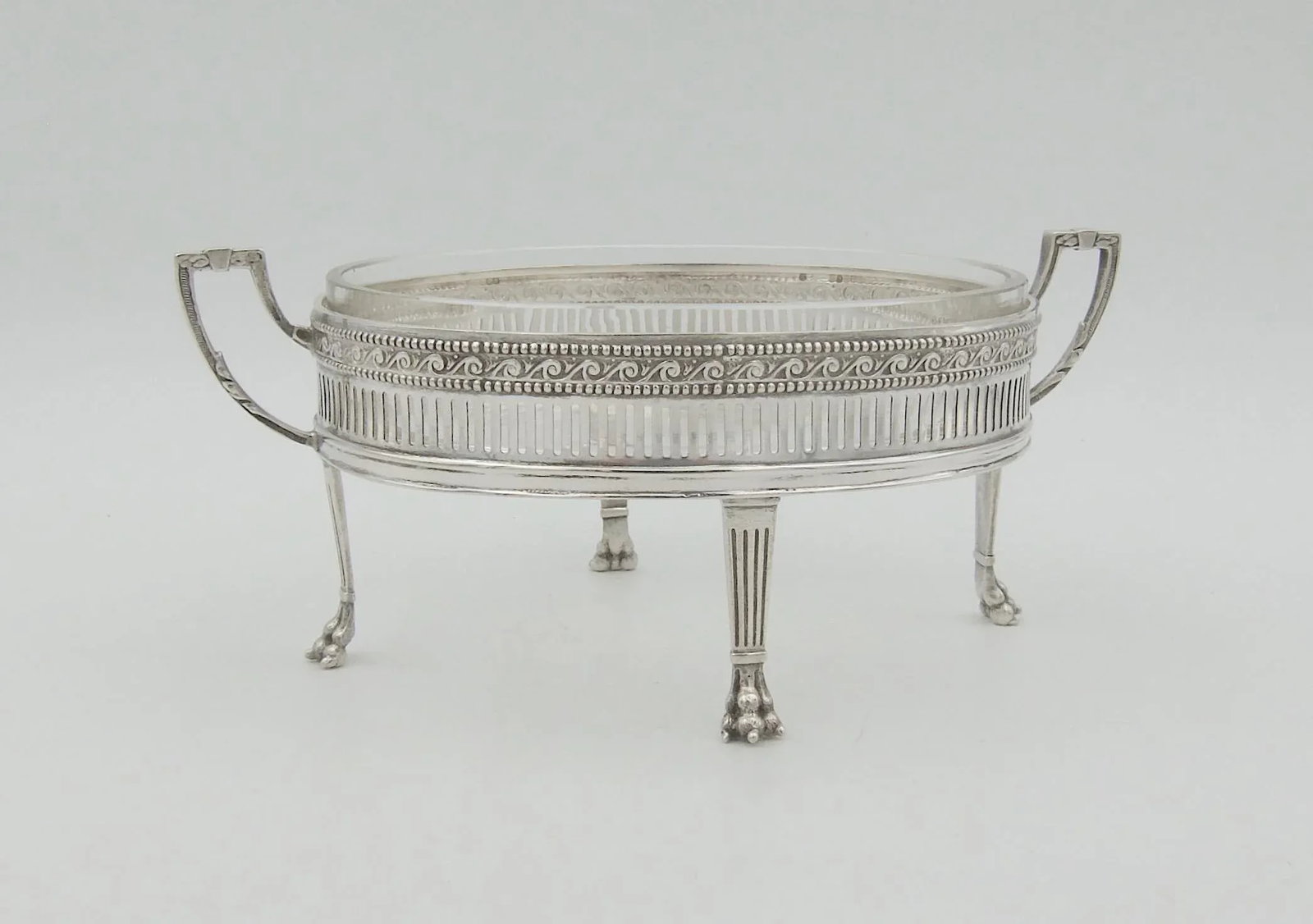 Antique Silver Footed Sweetmeat Dish by Hugo Bohm of Germany - 2