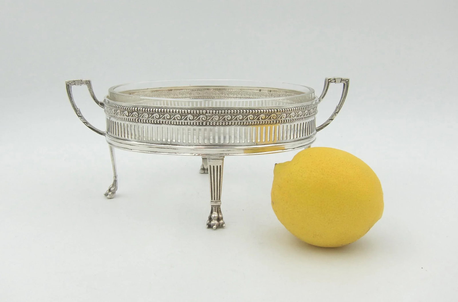 Antique Silver Footed Sweetmeat Dish by Hugo Bohm of Germany - 3