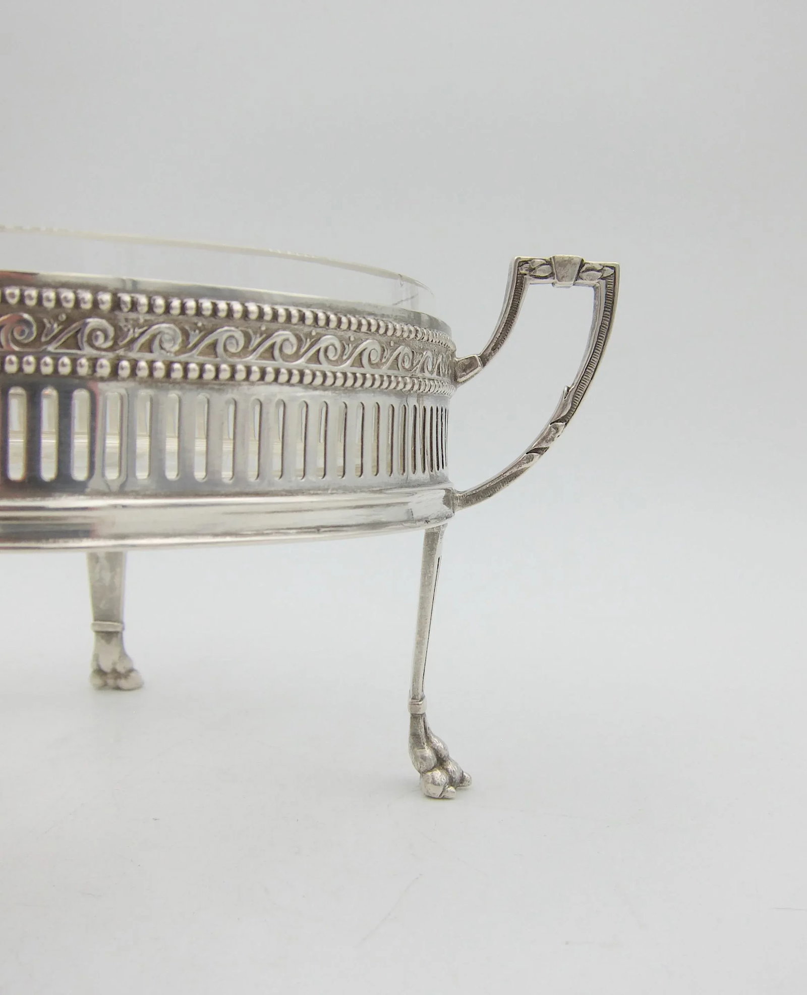 Antique Silver Footed Sweetmeat Dish by Hugo Bohm of Germany - 9