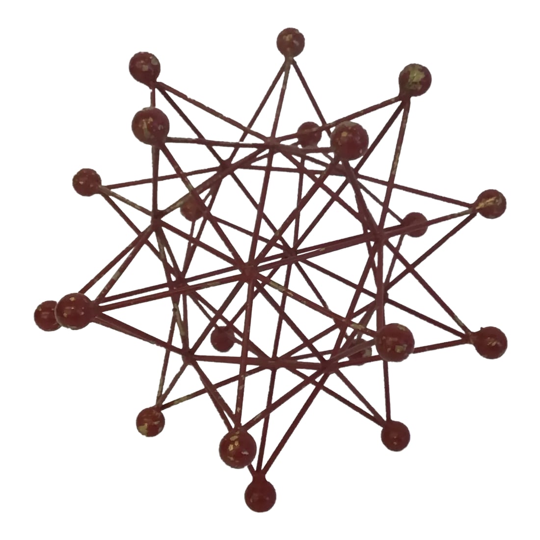 Mid-Century Modern Atomic Star: This is a Mid-century modern atomic star. It's is a classic design of the 50's that replicates a atom molecule. This style of art and decor was set off into motion because of space travel and rockets.