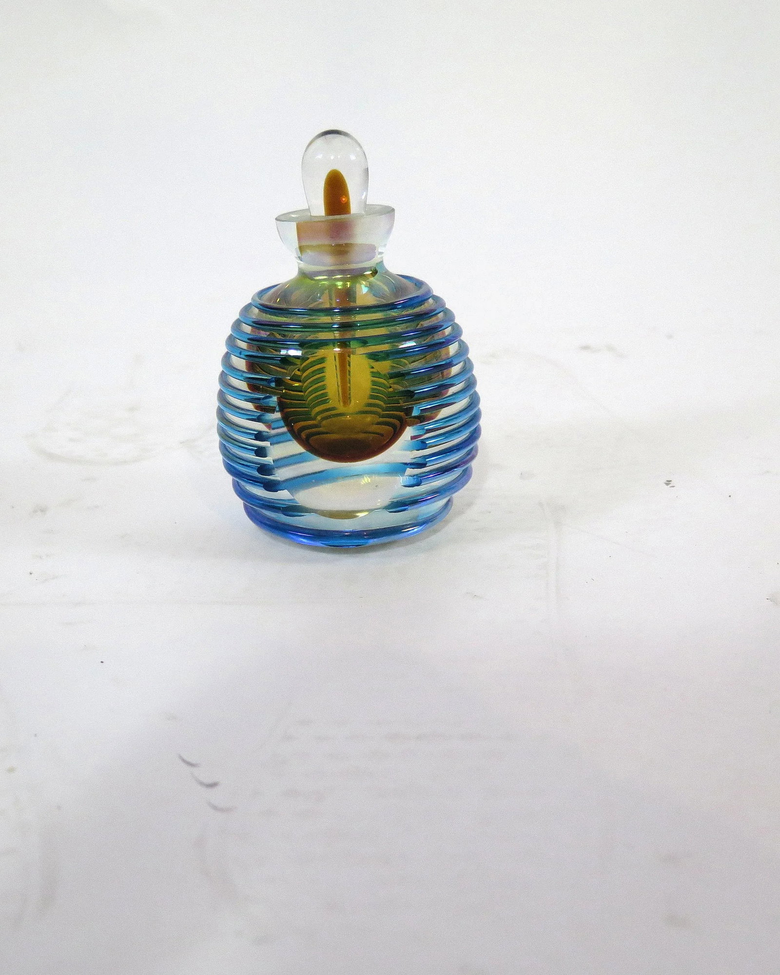 Art Deco "Saguso" Murano Perfume Bottle - 4