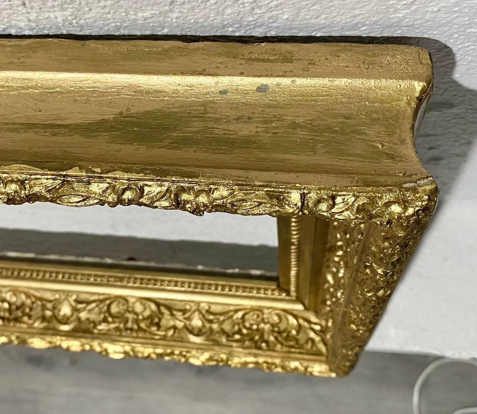 Antique Carved Gilt Deep Frame, Horizontal or Vertical, 1800's - 10