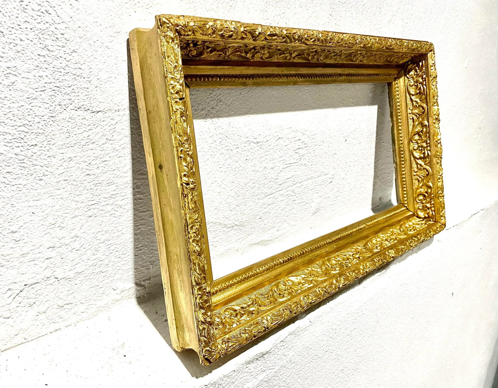 Antique Carved Gilt Deep Frame, Horizontal or Vertical, 1800's - 4