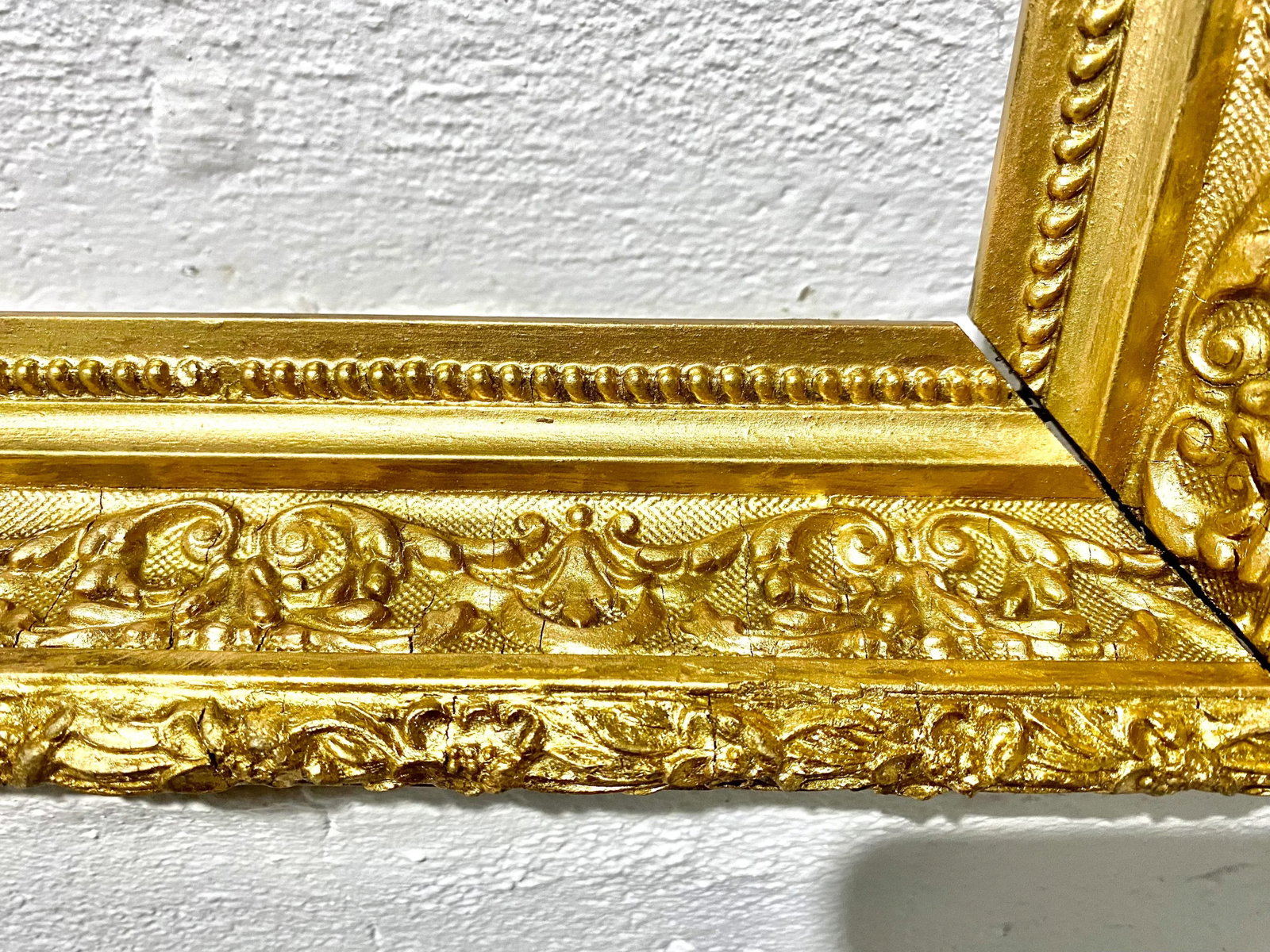 Antique Carved Gilt Deep Frame, Horizontal or Vertical, 1800's - 8