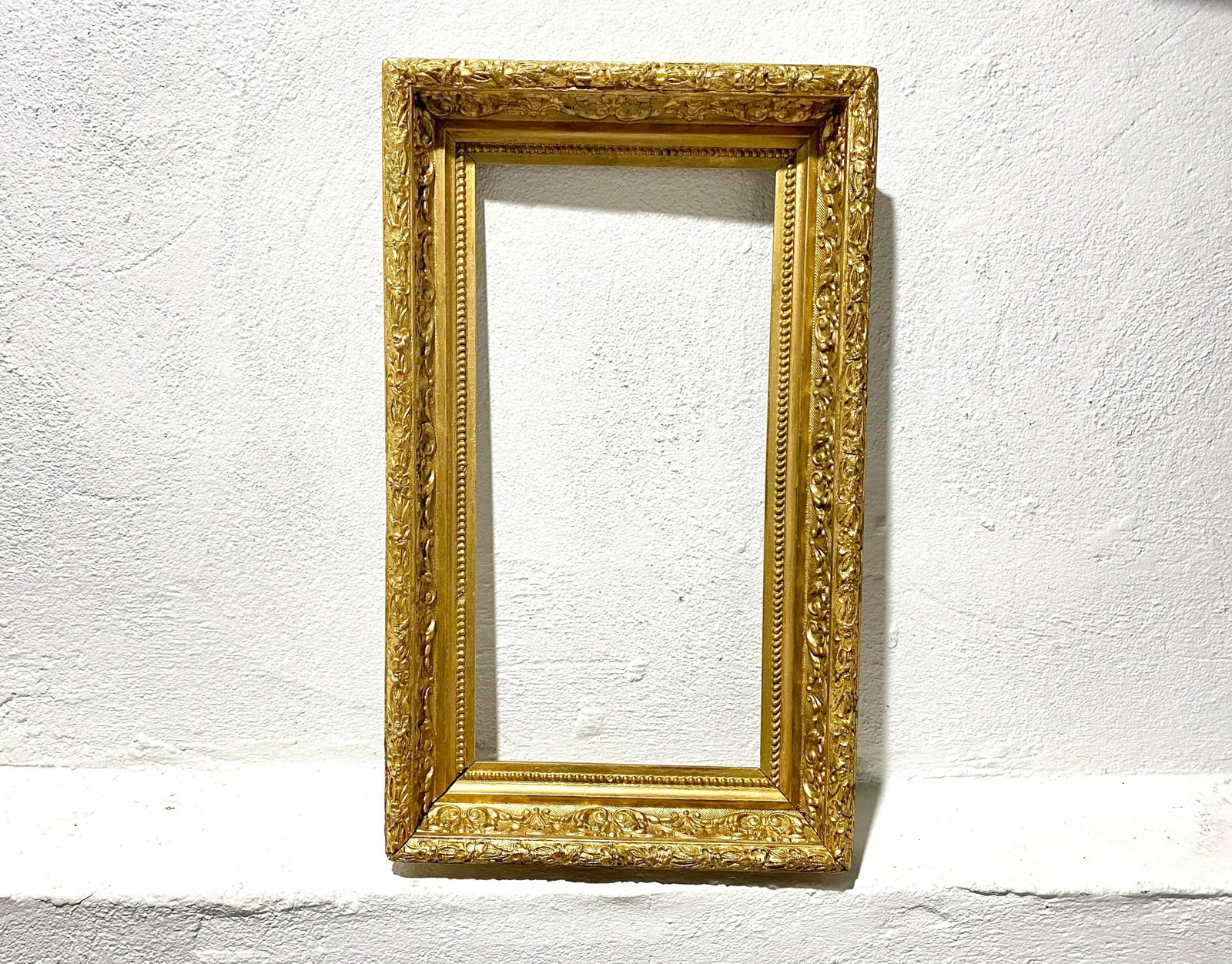 Antique Carved Gilt Deep Frame, Horizontal or Vertical, 1800's - 9