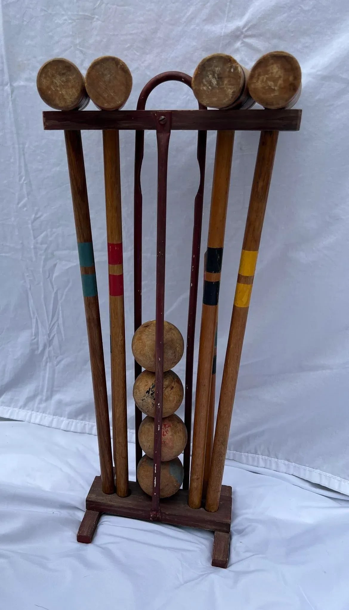 Vintage 1950's Croquet Set - 3