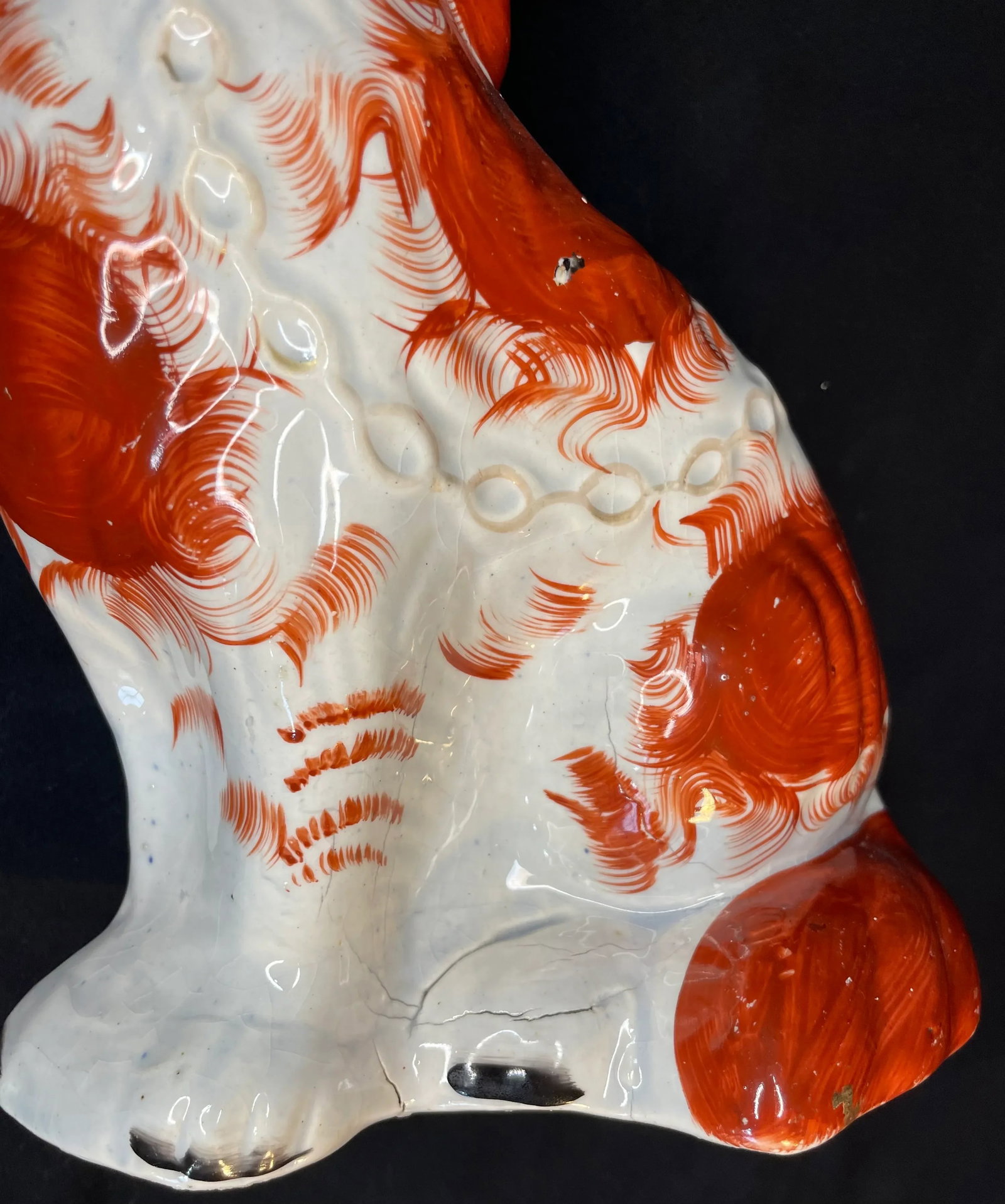 Staffordshire Spaniel Dog Figurine England Circa 1870 - 8