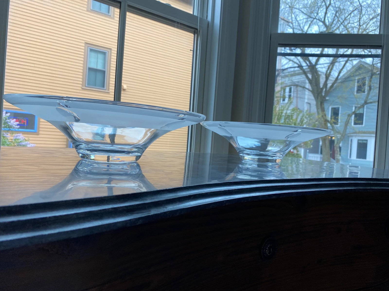 Decorative Glass Bowls (2) by Barbara Barry for Baker Furniture - Vintage Early 2000s - 6
