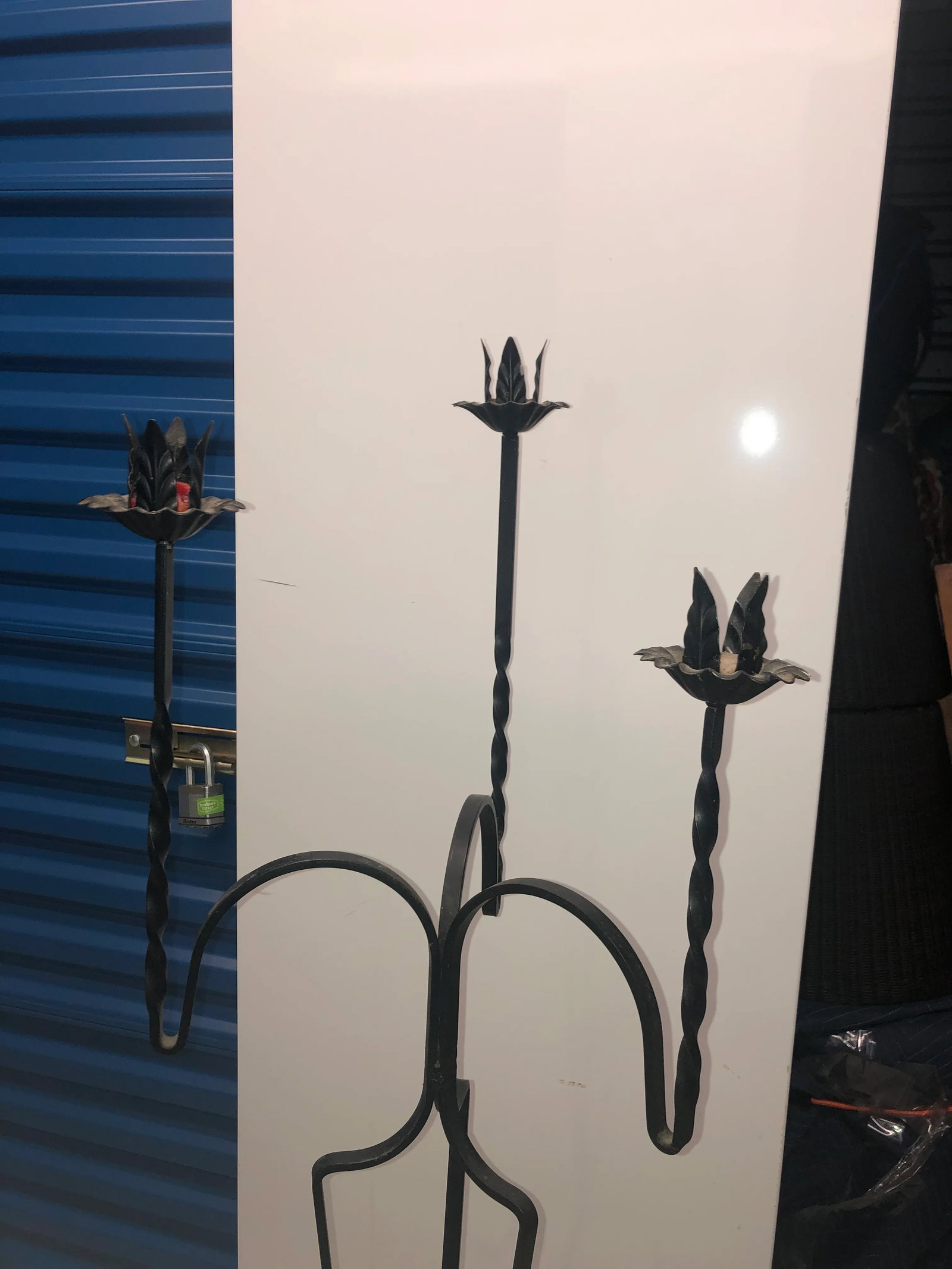 Mid 20th Century Wrought Iron Candelabra - 3