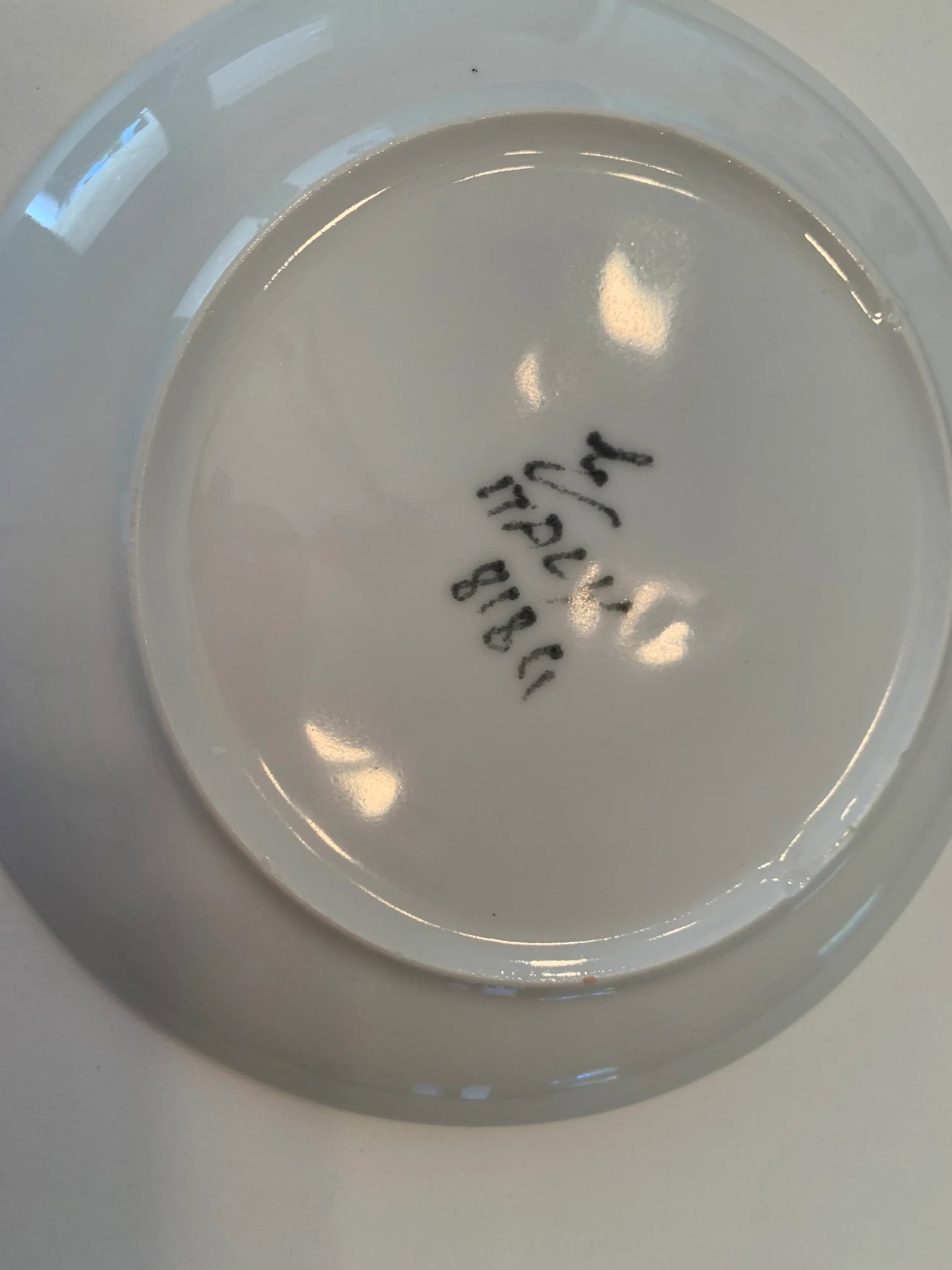 Vintage Ernestine Cannon Snack Plates, Handmade Salerno, Italy -Set of 9 - 3