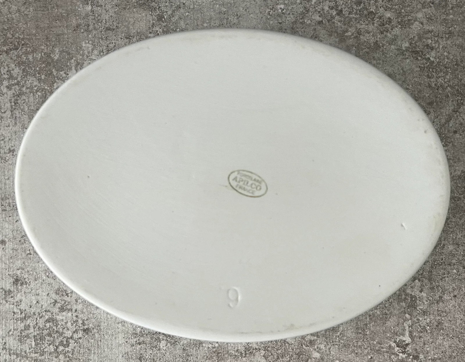 Aplico France Porcelain Bunny Casserole or Baking Dish With Lid- Marked - 9