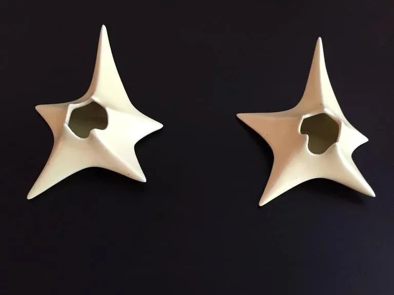 Antonia Campi 1950s Italian Candleholders - a Pair - 2