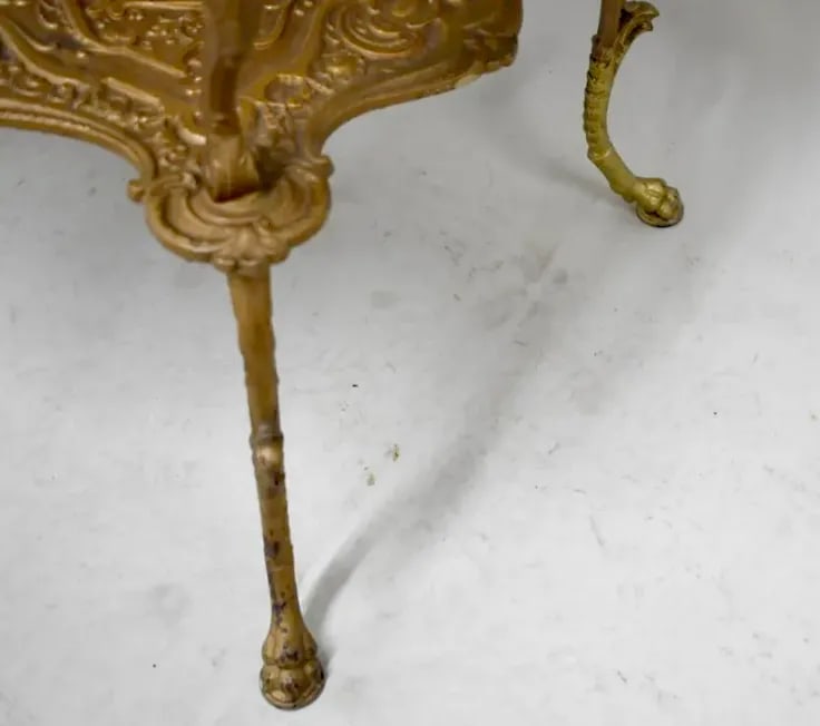 Early 20th Century Victorian Style Three Tier Bronze Music Stand - 7