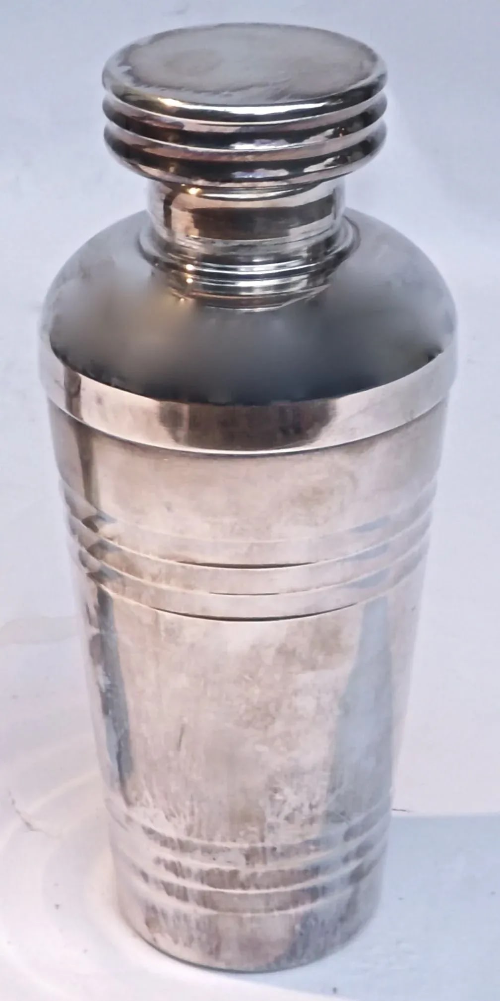 Art Deco Silver Cocktail Shaker & Cups - Set of 6 - 4