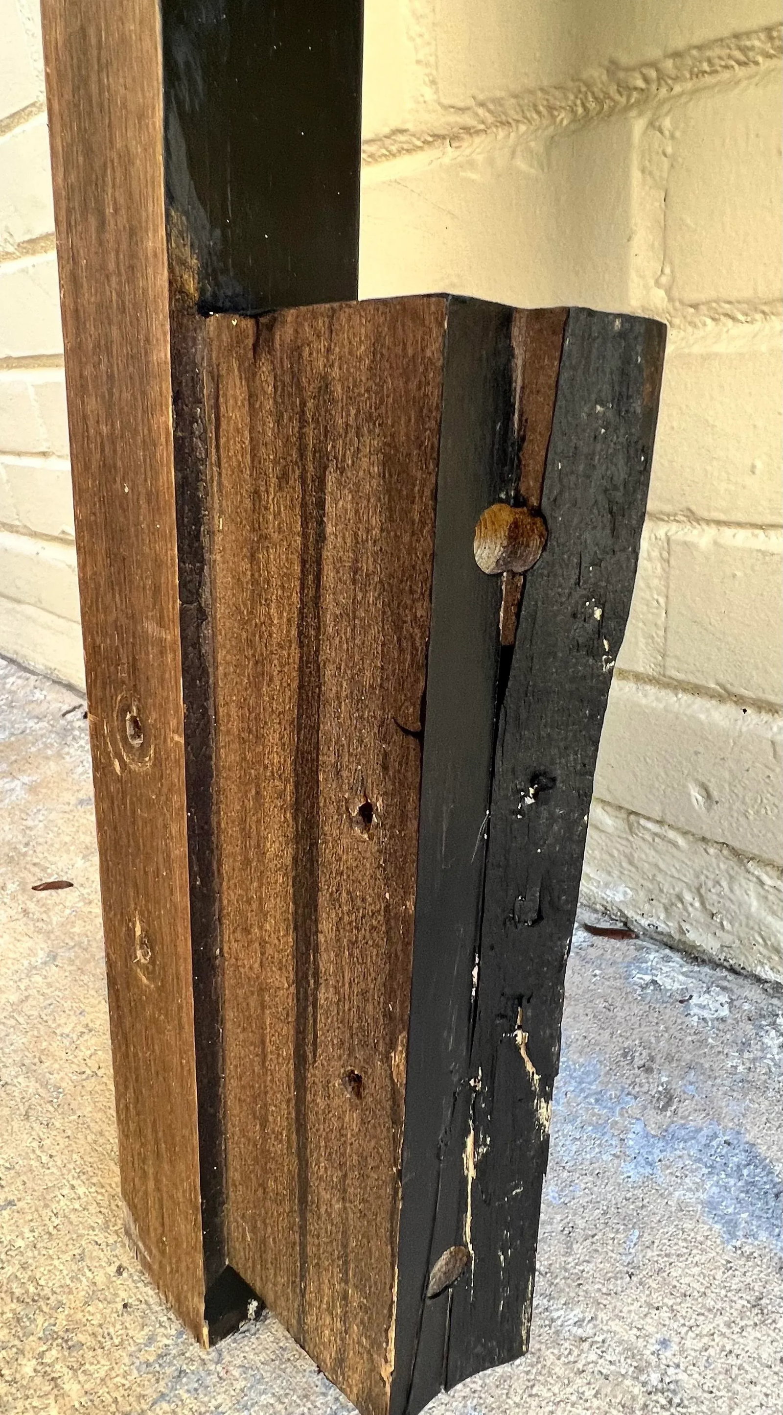 Vintage Hollywood Regency Mediterranean Style Ebony and Parcel Gilt King Size Headboard-Newly Painte - 11