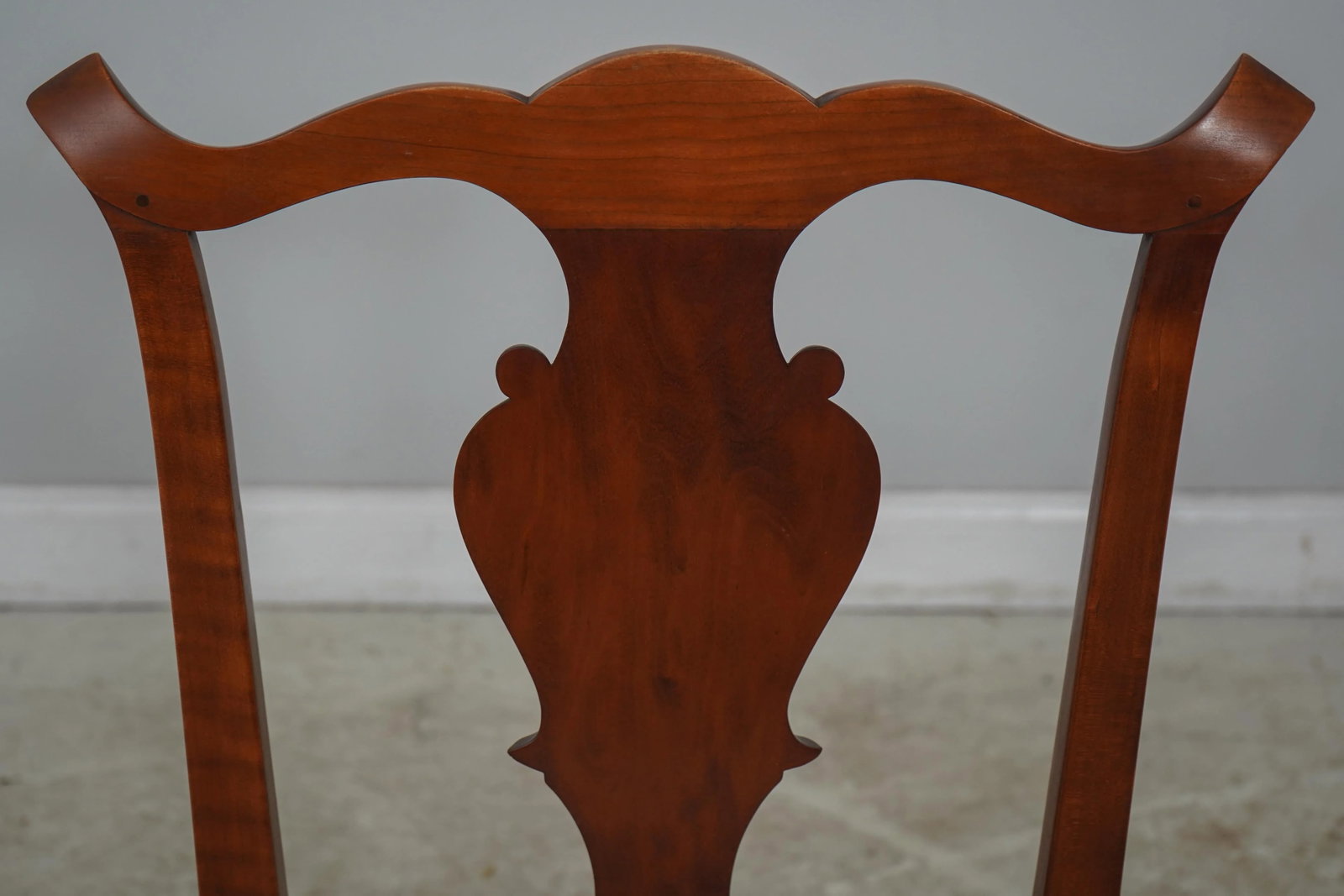 Pair Eldred Wheeler Chippendale Cherry Side Chairs - 5