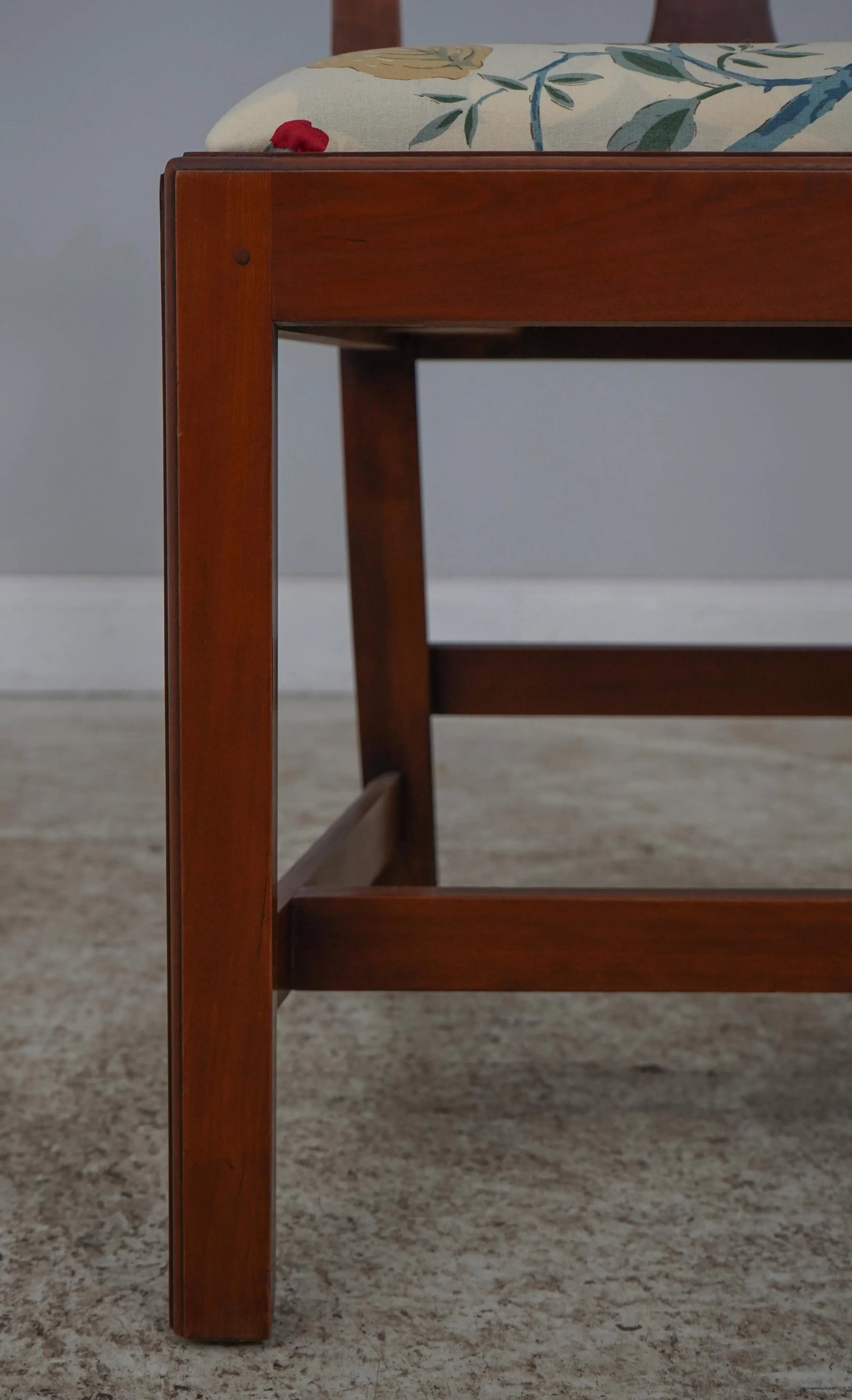 Pair Eldred Wheeler Chippendale Cherry Side Chairs - 7