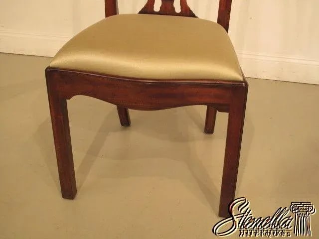 Pair Maitland Smith Model 4031-187 Mahogany Dining Room Chairs - 6