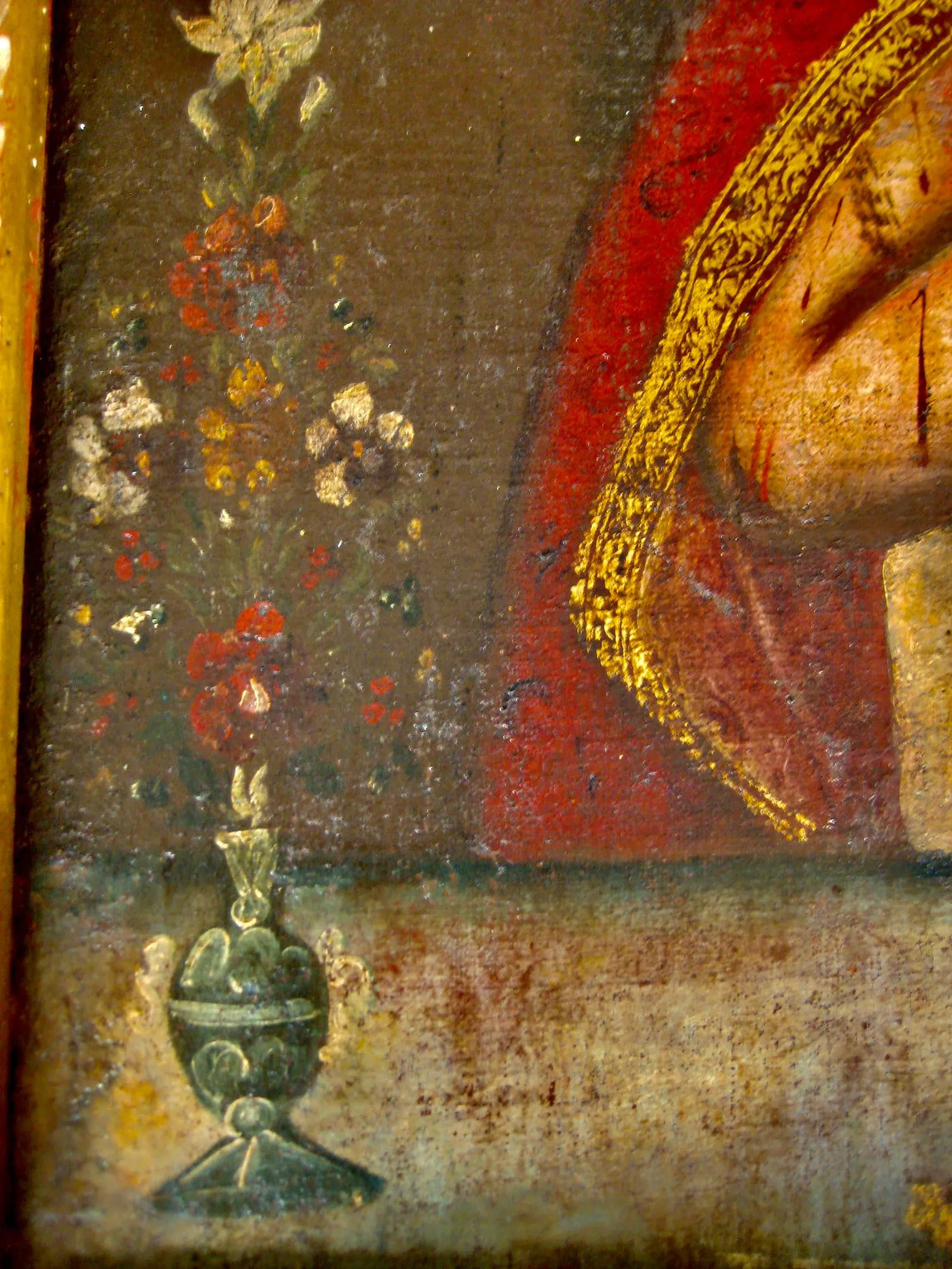 Antique Spanish Colonial Portrait of Christ Oil Painting Mc Cormick Fearing Collection - 6