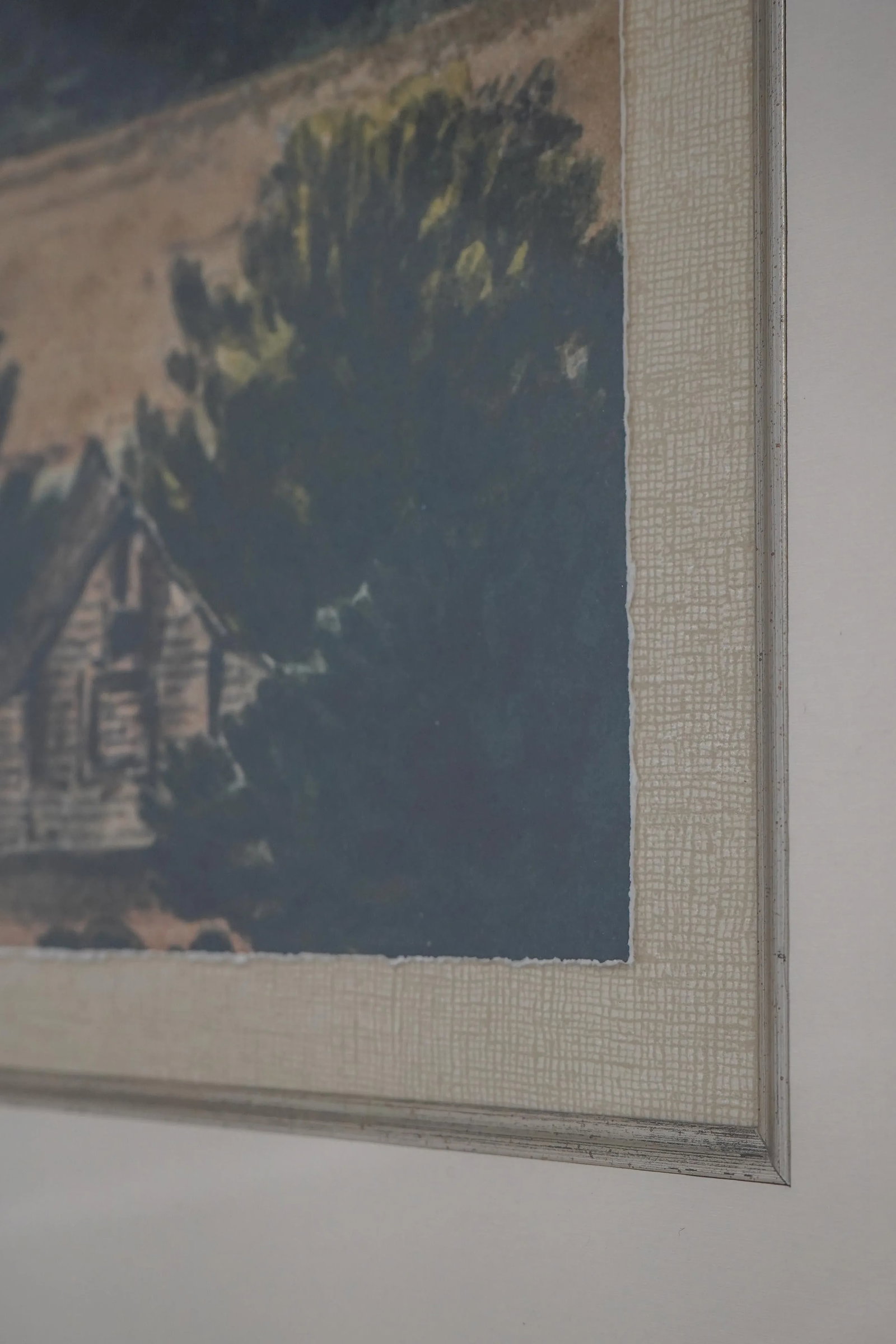 Oil Painting on Paper Framed Art ~ View to the Coast - 2