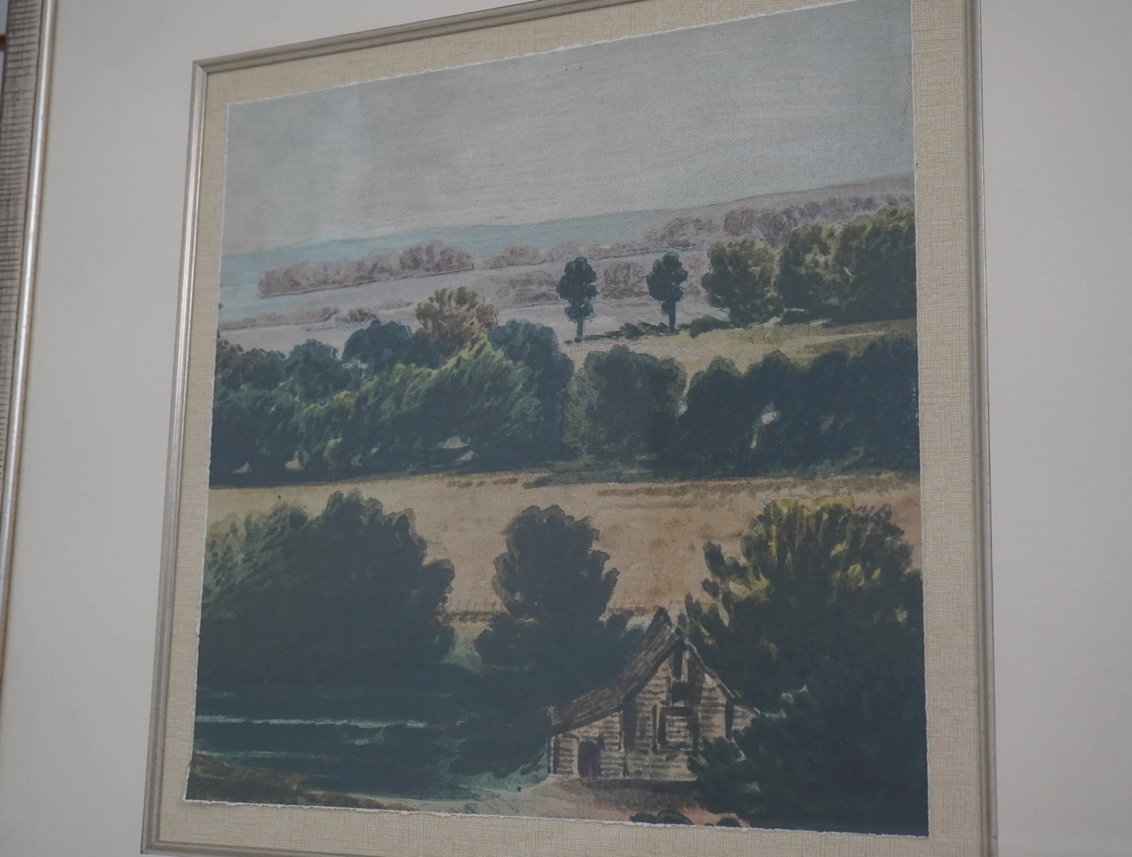 Oil Painting on Paper Framed Art ~ View to the Coast - 5