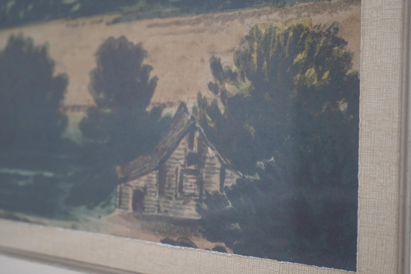 Oil Painting on Paper Framed Art ~ View to the Coast - 6