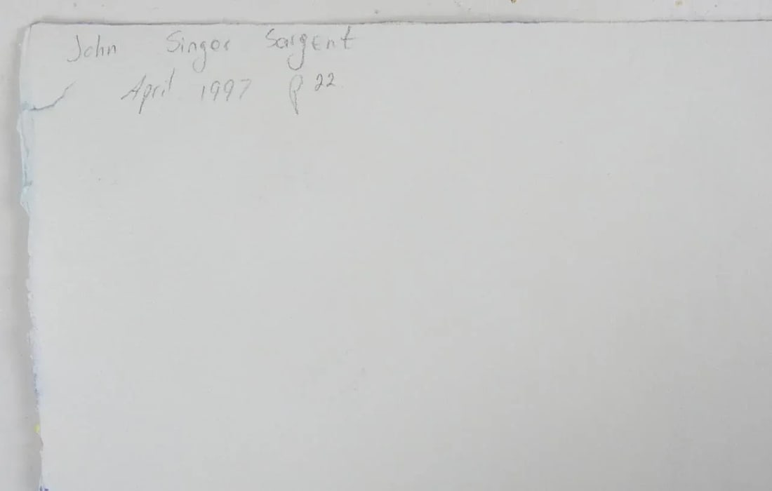 1997 After John Singer Sargent Corfu House Painting - 2