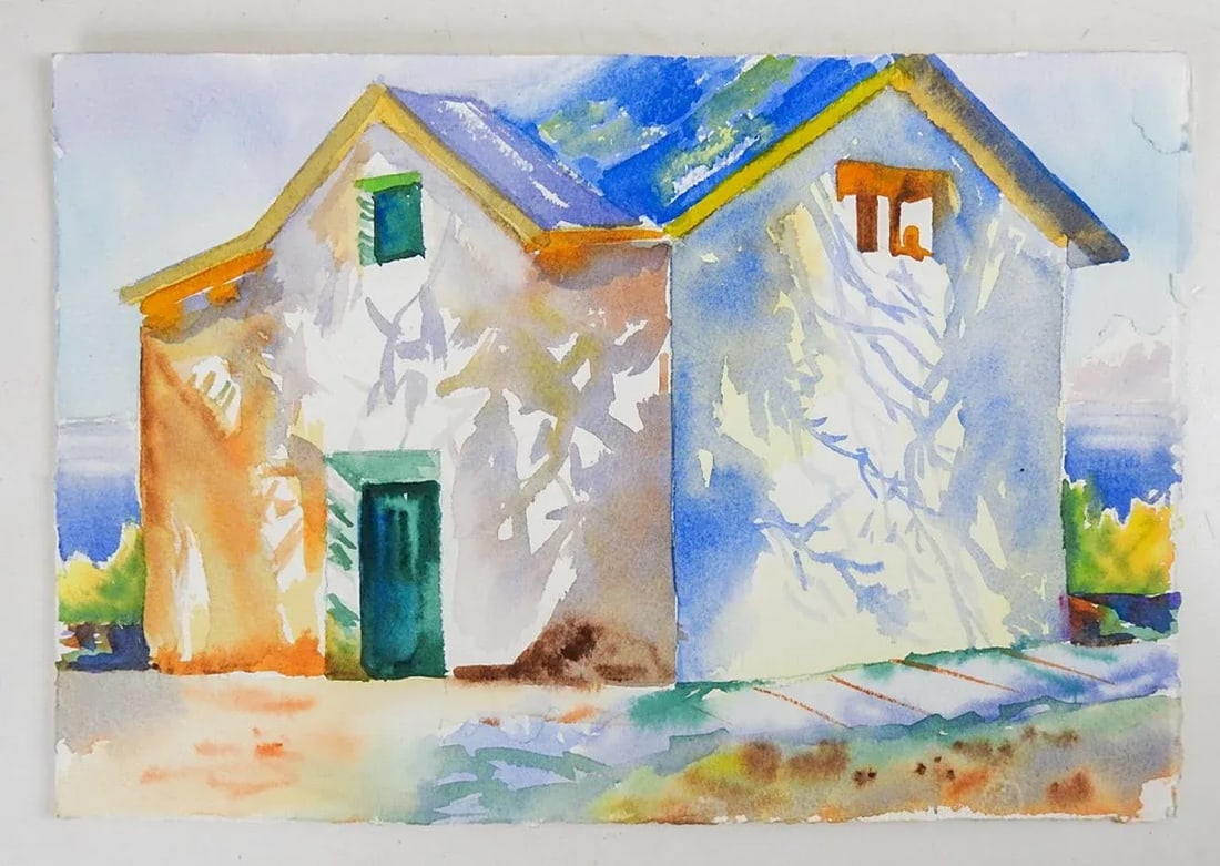 1997 After John Singer Sargent Corfu House Painting - 3