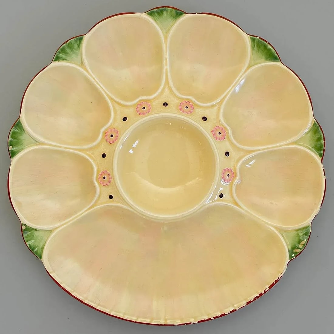 19th Century English Minton Majolica Oyster Plates Pair - 2