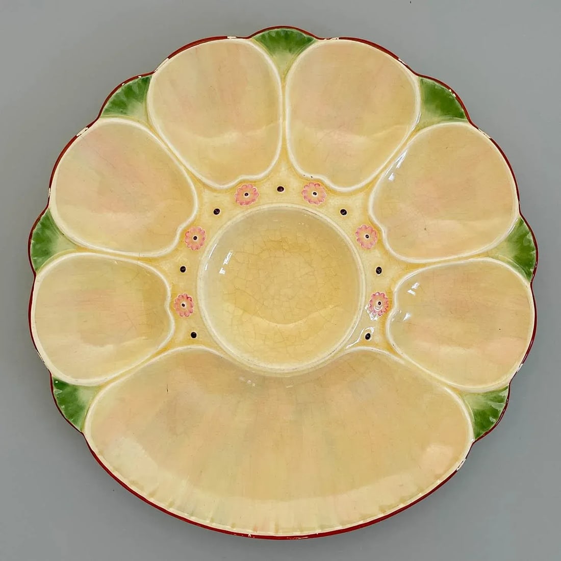 19th Century English Minton Majolica Oyster Plates Pair - 3