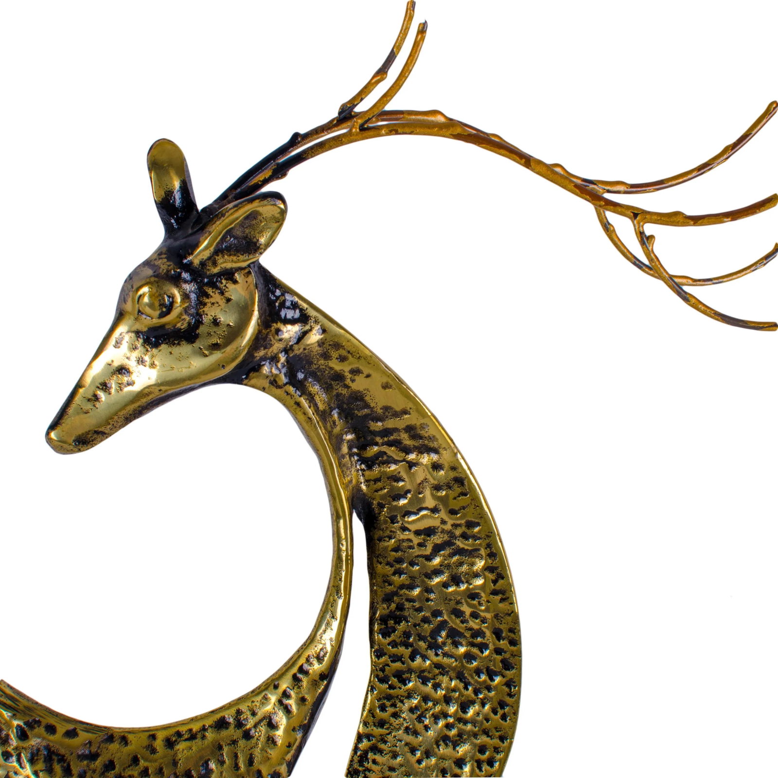 1988 Curtis Jere Brass Deer Sculpture - 2