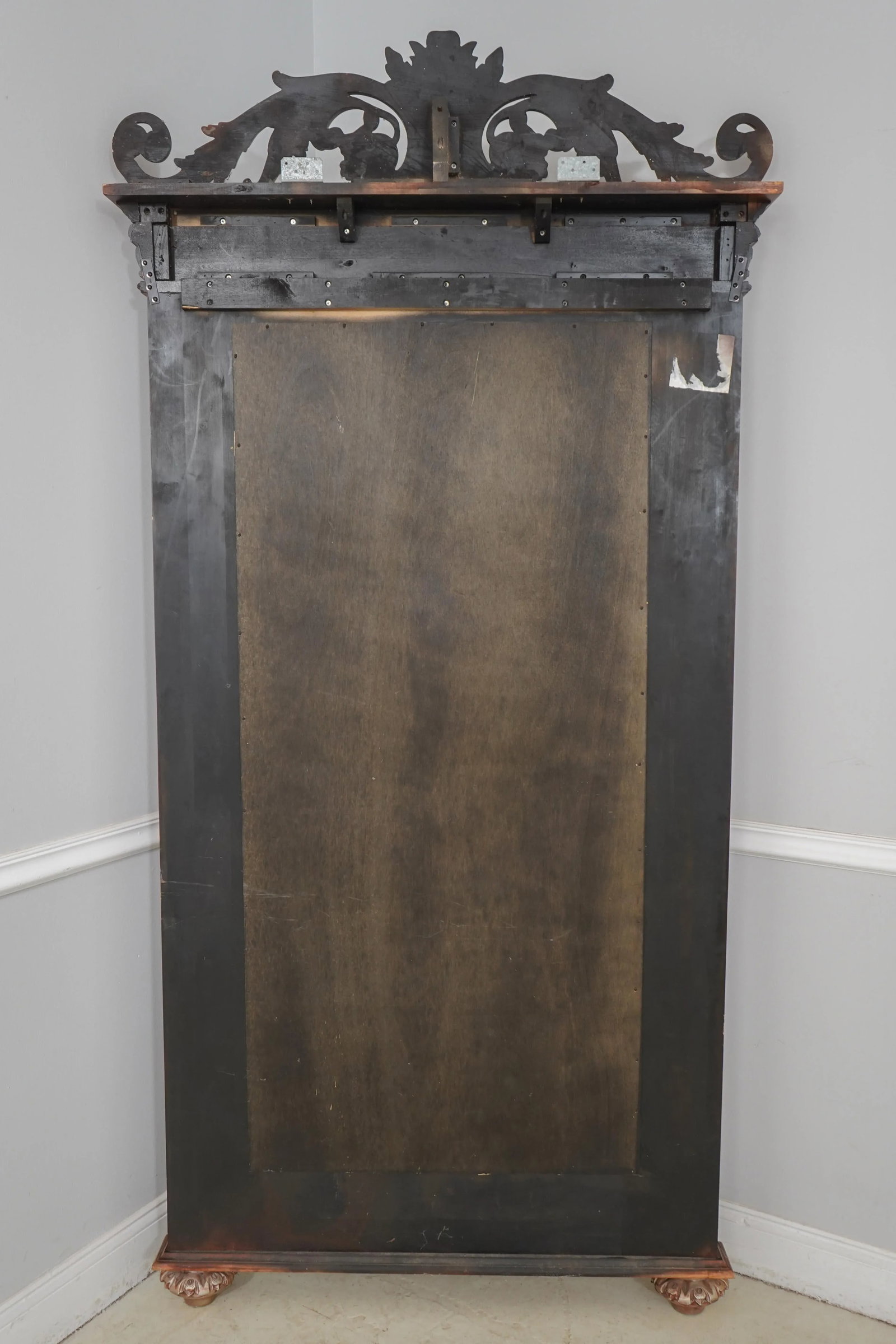 Maitland Smith Attributed Large Floor Standing Pier Mirror - 10