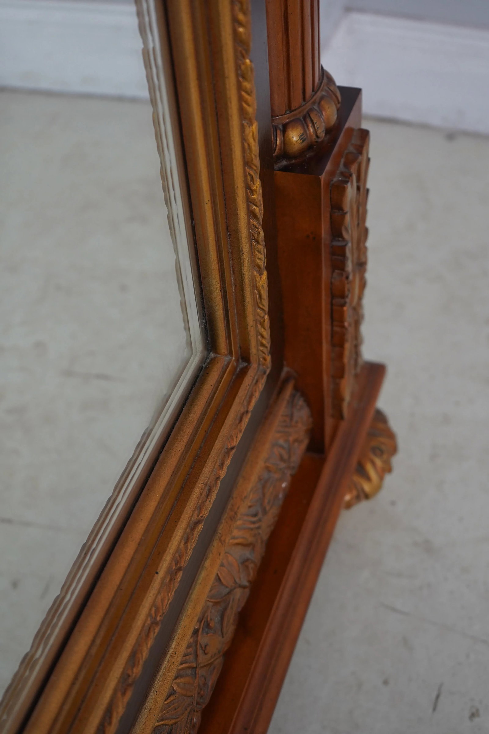 Maitland Smith Attributed Large Floor Standing Pier Mirror - 3