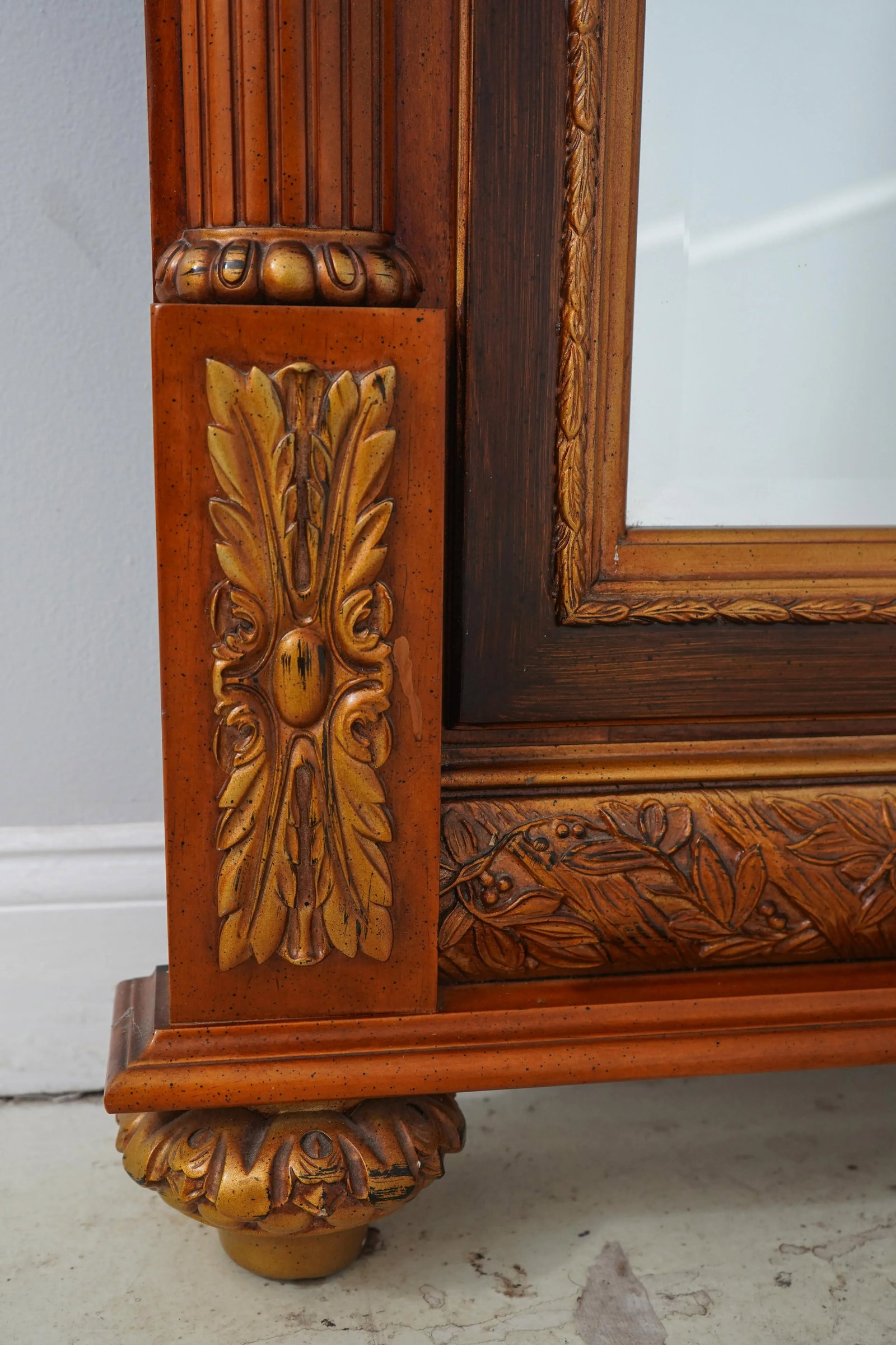 Maitland Smith Attributed Large Floor Standing Pier Mirror - 7