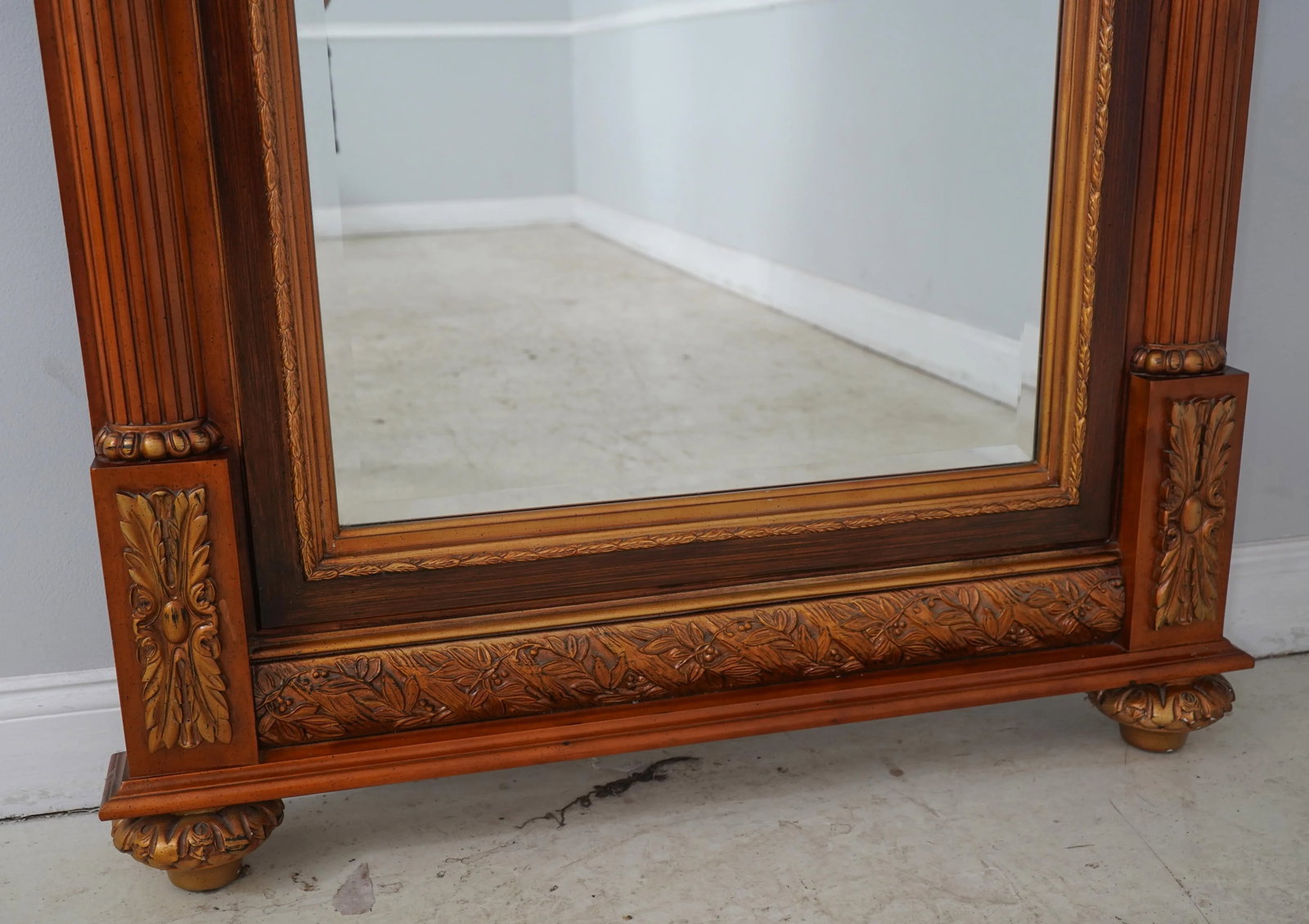 Maitland Smith Attributed Large Floor Standing Pier Mirror - 9