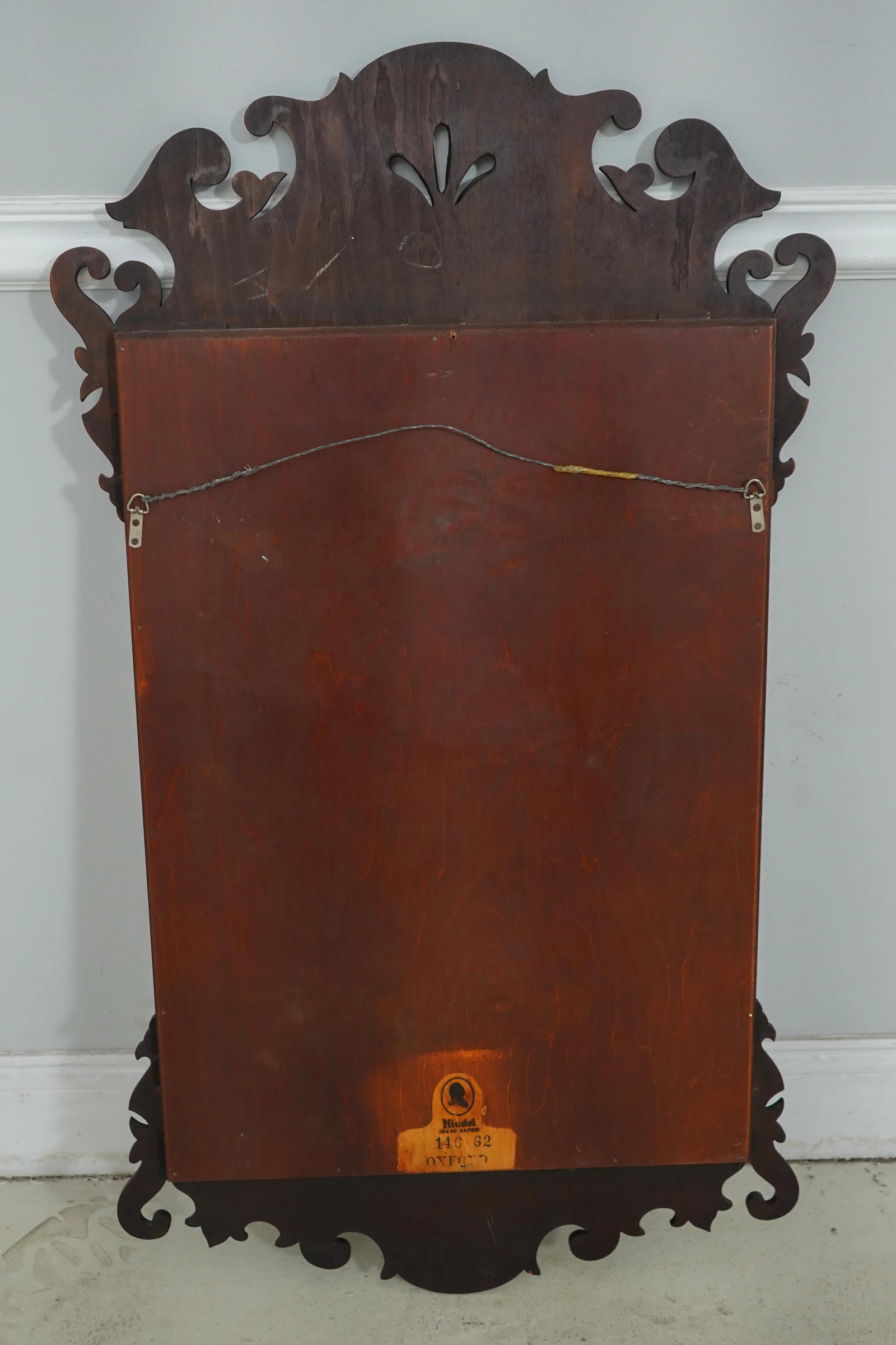 Kindel Vintage Chippendale Mahogany Mirror - 8