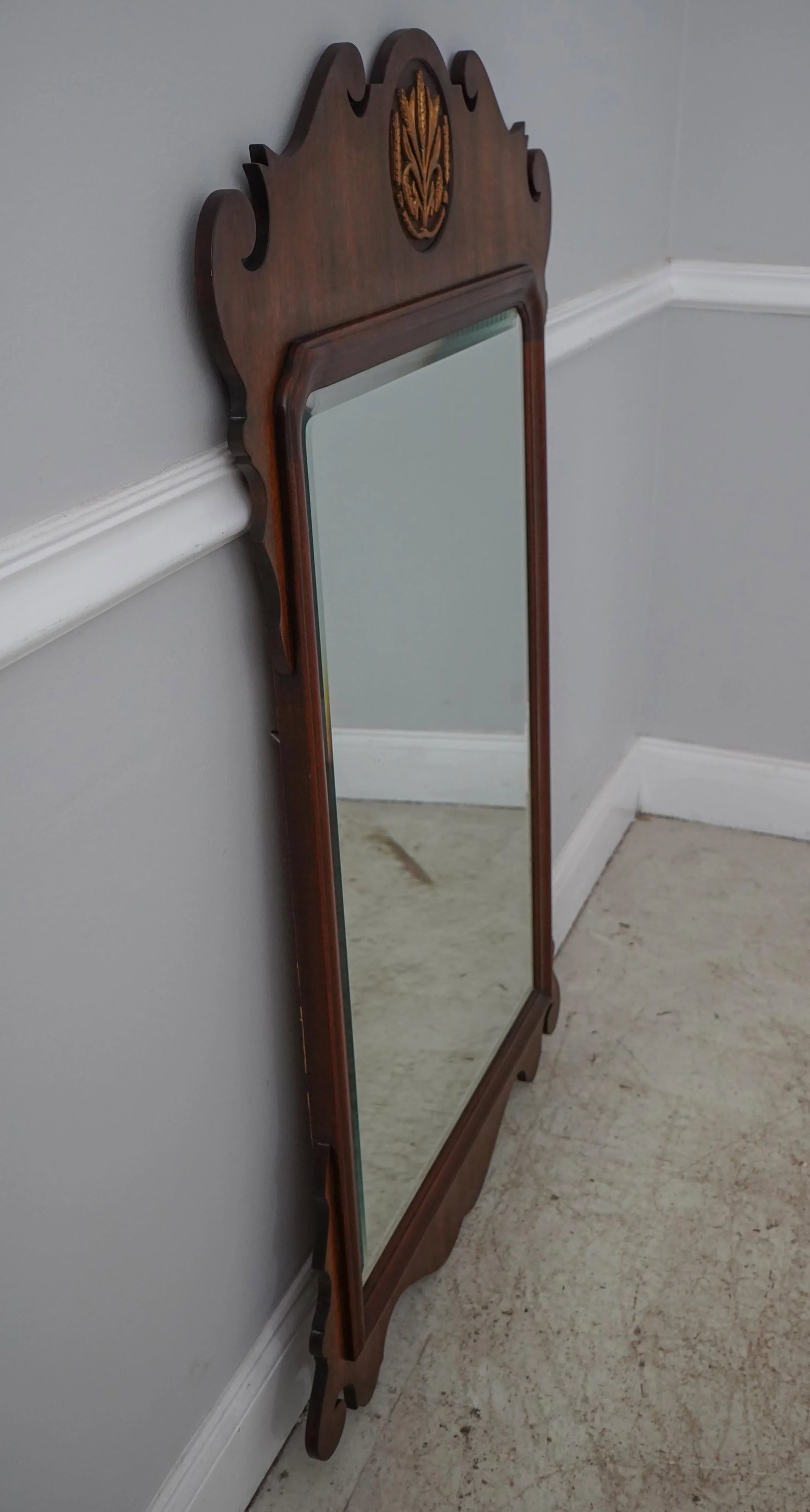 Henkel Harris Chippendale Style Mahogany Mirror - 2