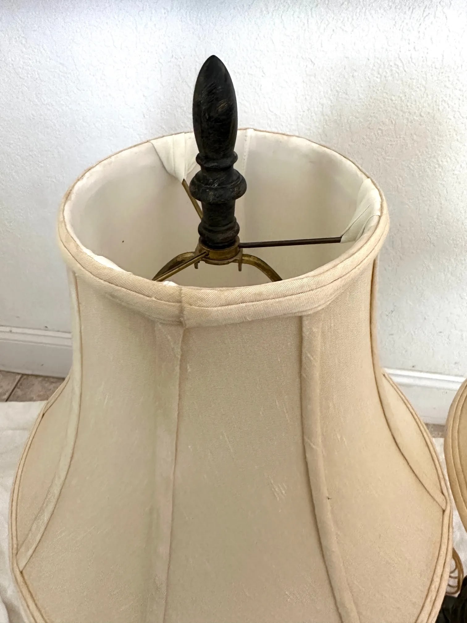 Vintage Metal Candelabra Table Lamps-A Pair - 10