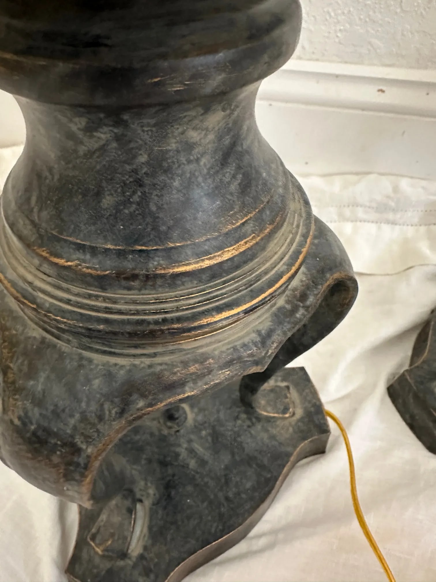 Vintage Metal Candelabra Table Lamps-A Pair - 8