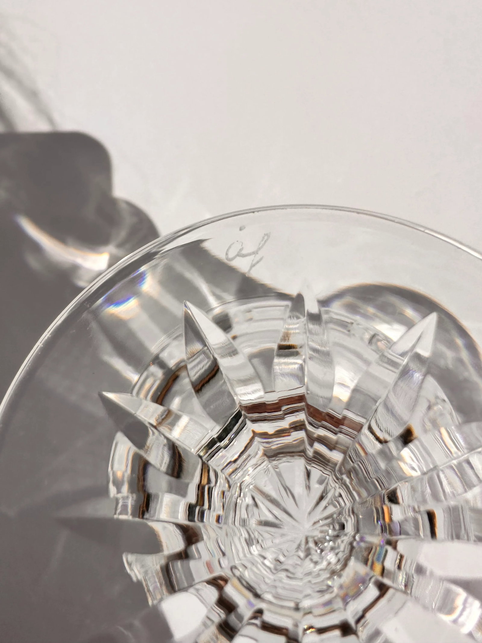 Large Set of 45 Signed Orrefors Sweden Crystal Glass Drinkware Stemware 11 Service Settings Goblet W - 3
