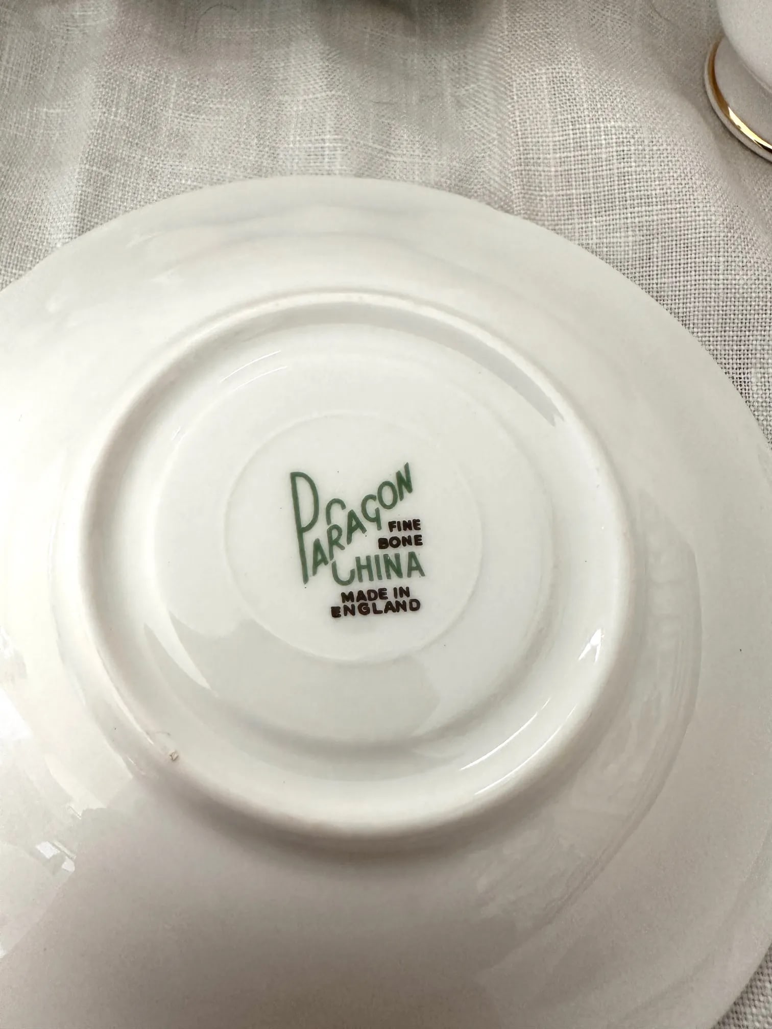 Vintage Paragon Fine Bone China Cup/Saucer Set- 12 Pieces - 8