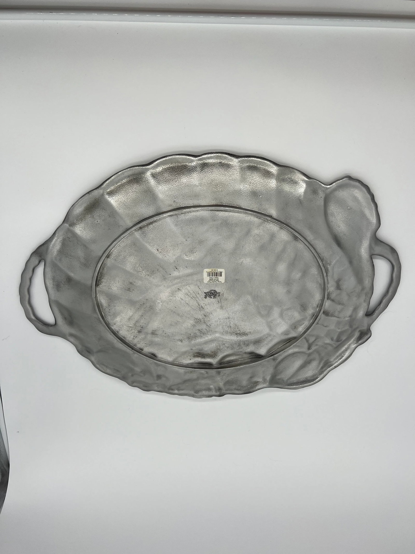 Vintage Lenox Metalware Turkey Platter - 5