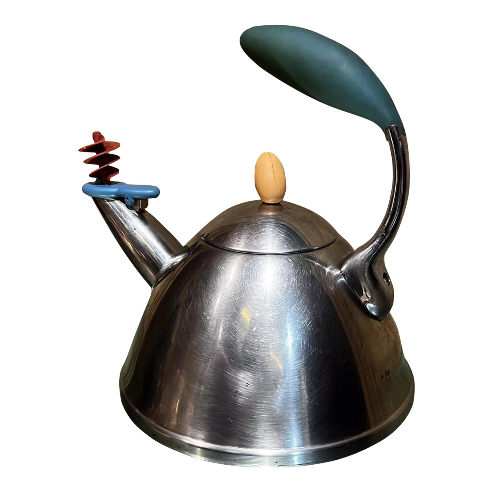 1980s Postmodern Tea Kettle Designed by Michael Graves (1 of 9)
