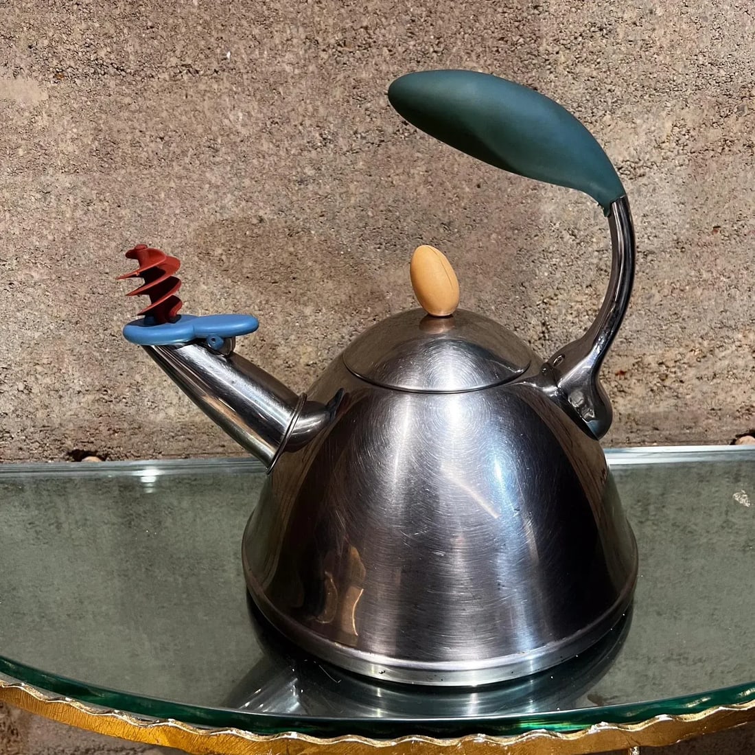 1980s Postmodern Tea Kettle Designed by Michael Graves - 5